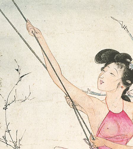 南开-胡也佛的仕女画和最知名的金瓶梅秘戏图